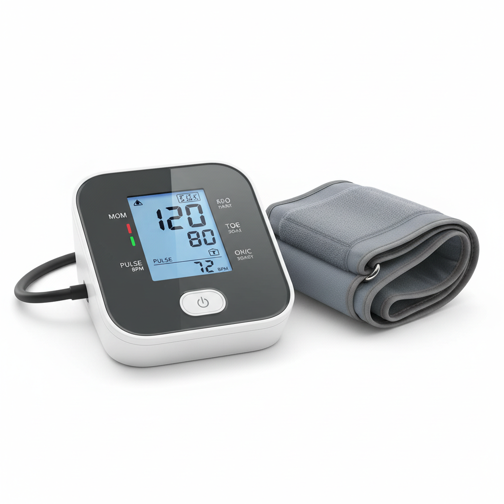 Blood Pressure Monitor White Background